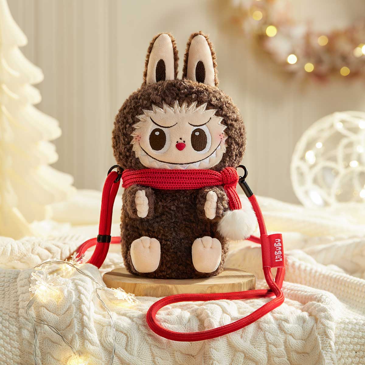 Pop Mart Labubu The Monsters Classic Series Plush Doll Shoulder Bag