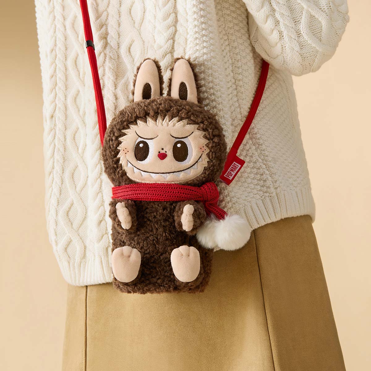 Pop Mart Labubu The Monsters Classic Series Plush Doll Shoulder Bag