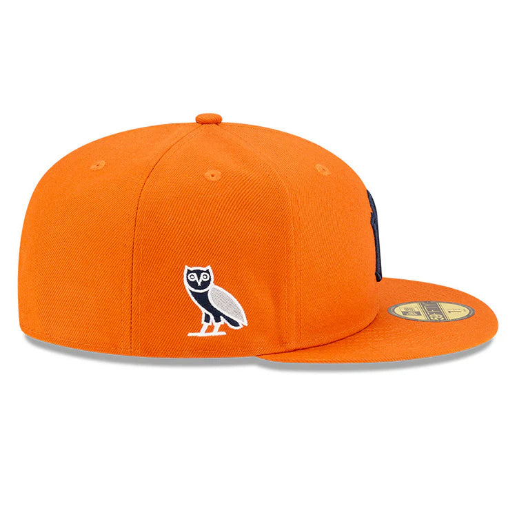 New Era OVO x MLB 2024 New York Yankees Fire Orange 59FIFTY Fitted Cap