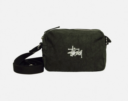 Stussy Canvas Side Puch (Black)