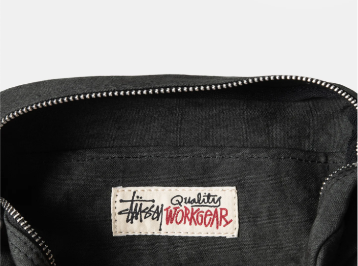 Stussy Canvas Side Puch (Black)