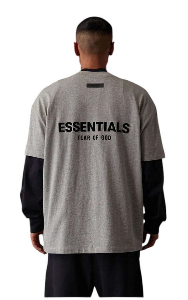 Fear of God Essentials Dark Oatmeal T-Shirt