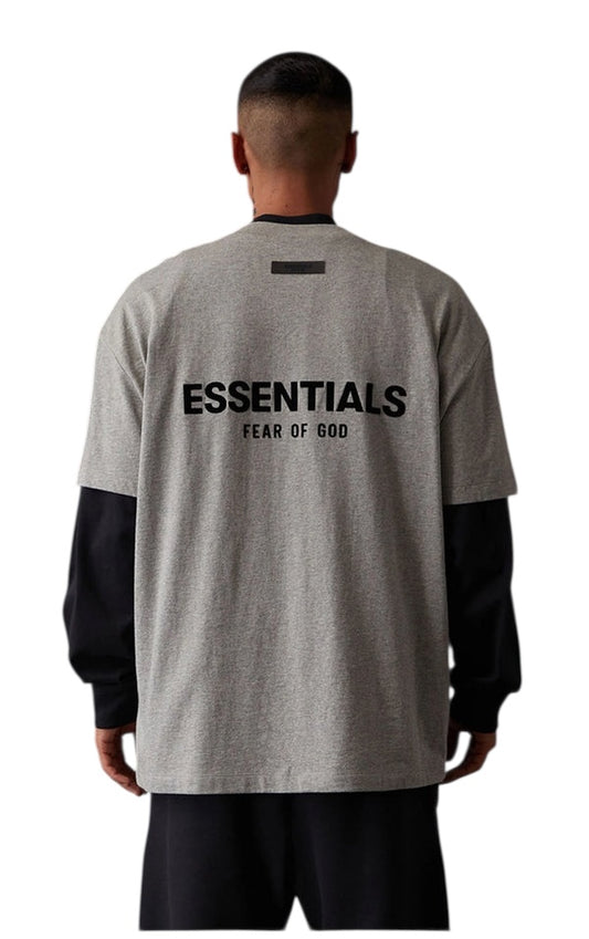 Fear of God Essentials Dark Oatmeal T-Shirt