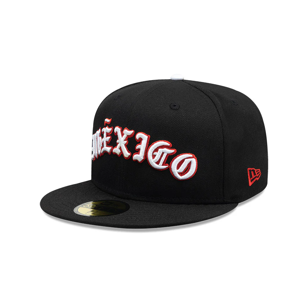 Diablos Rojos del México X Born X Raised X New Era Wordmark LMB 59FIFTY