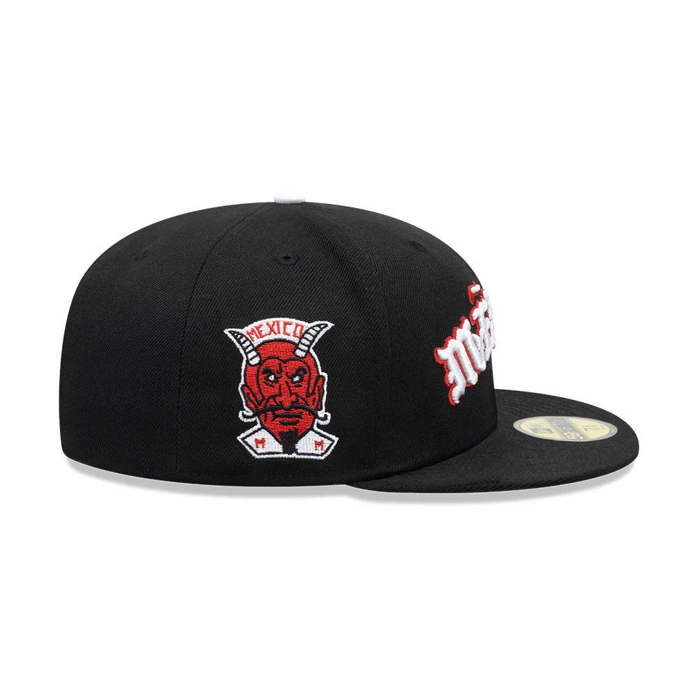 Diablos Rojos del México X Born X Raised X New Era Wordmark LMB 59FIFTY