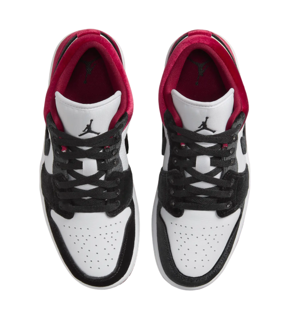 Women Air Jordan 1 Low SE "Velvet Black Toe"