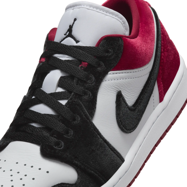 Women Air Jordan 1 Low SE "Velvet Black Toe"