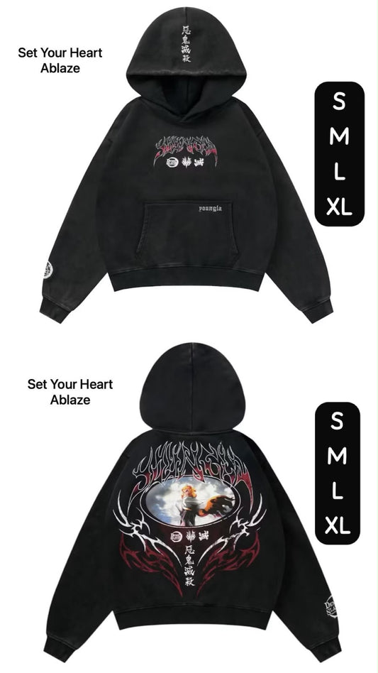 YoungLA x Demon Slayer "Set your hearth ablaze"