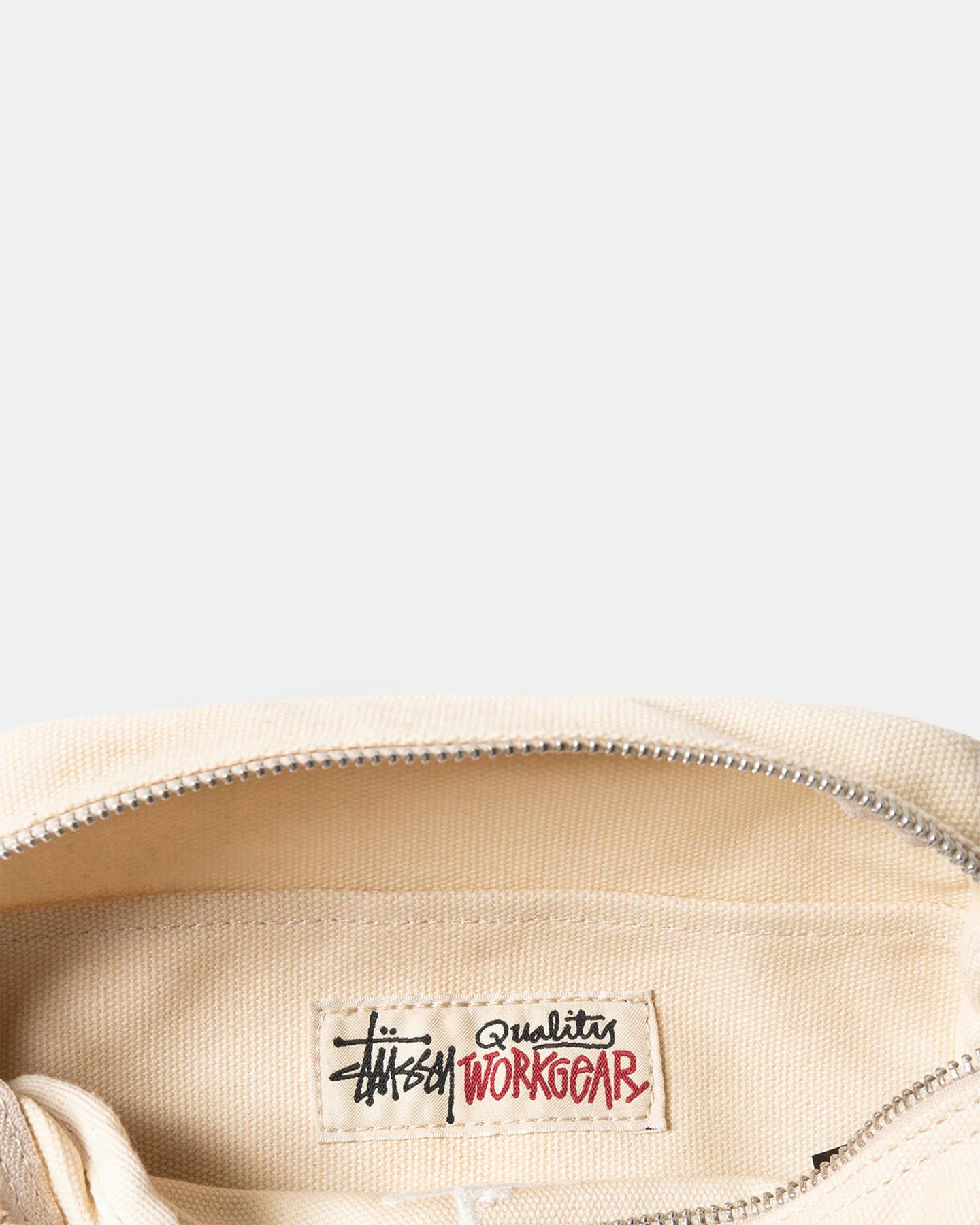 Stussy Canvas Side Puch (Cream)