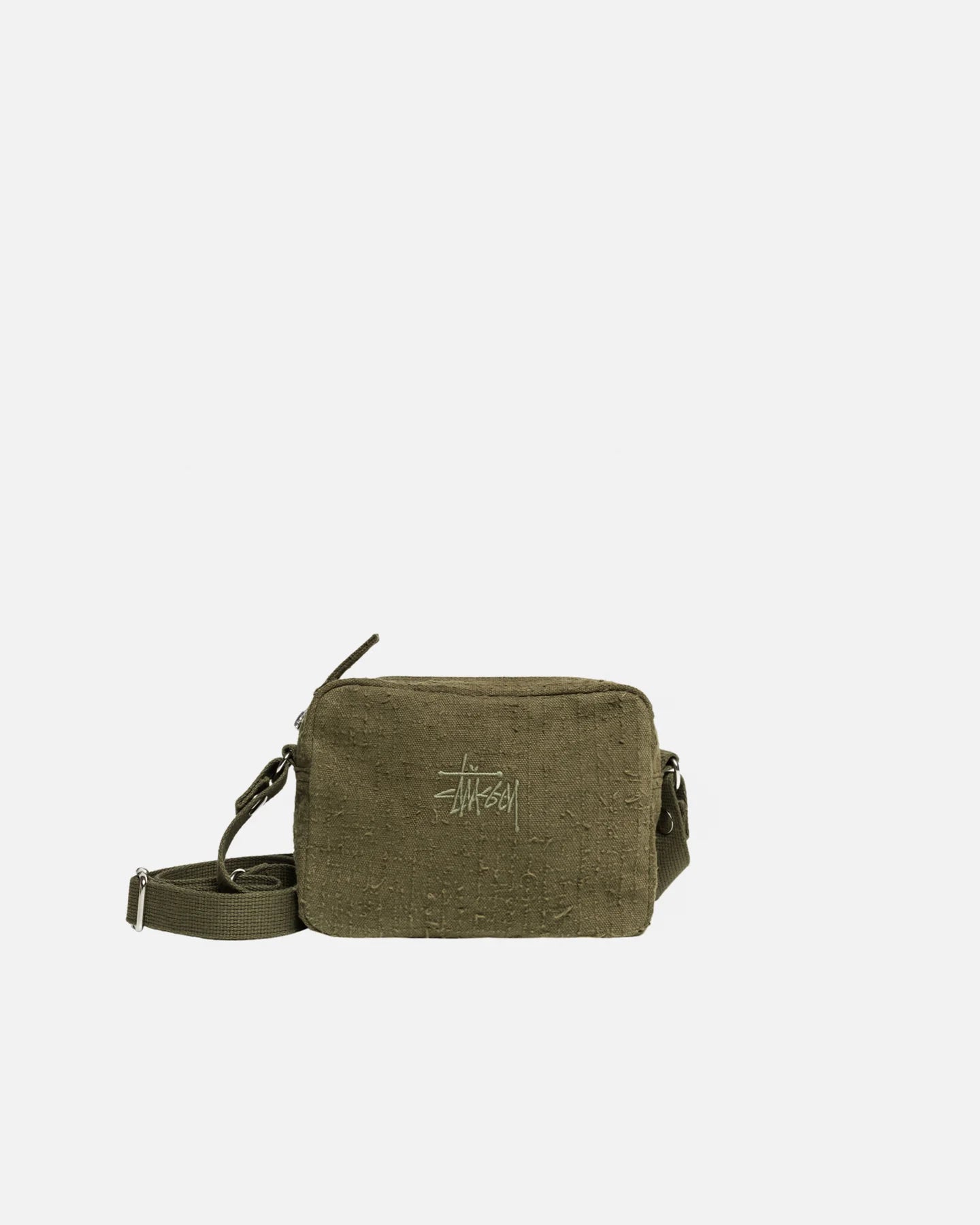 Stussy Needle Punch Side Pouch (Green)