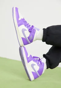 Jordan 1 Mid Action Grape