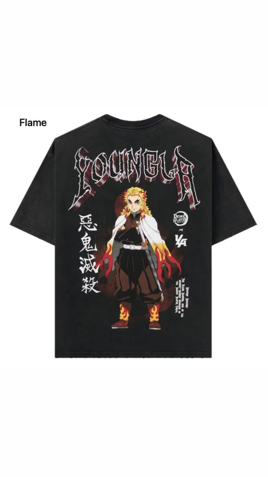 YoungLA x Demon Slayer Flame Ashira
