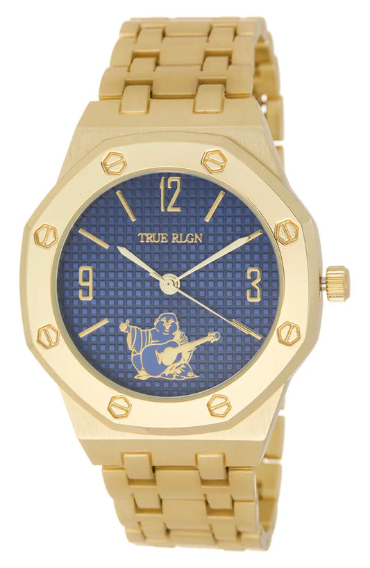 True Religion Buddha Bracelet Watch Gold – 42mm
