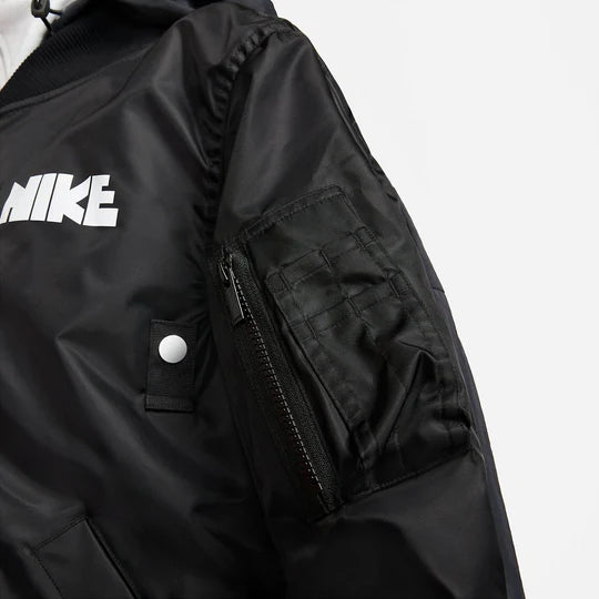 Nike x Sacai Layered Bomber Jacket Black