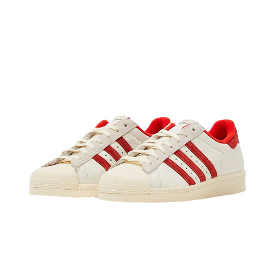 adidas Superstar 82 White Vivid Red