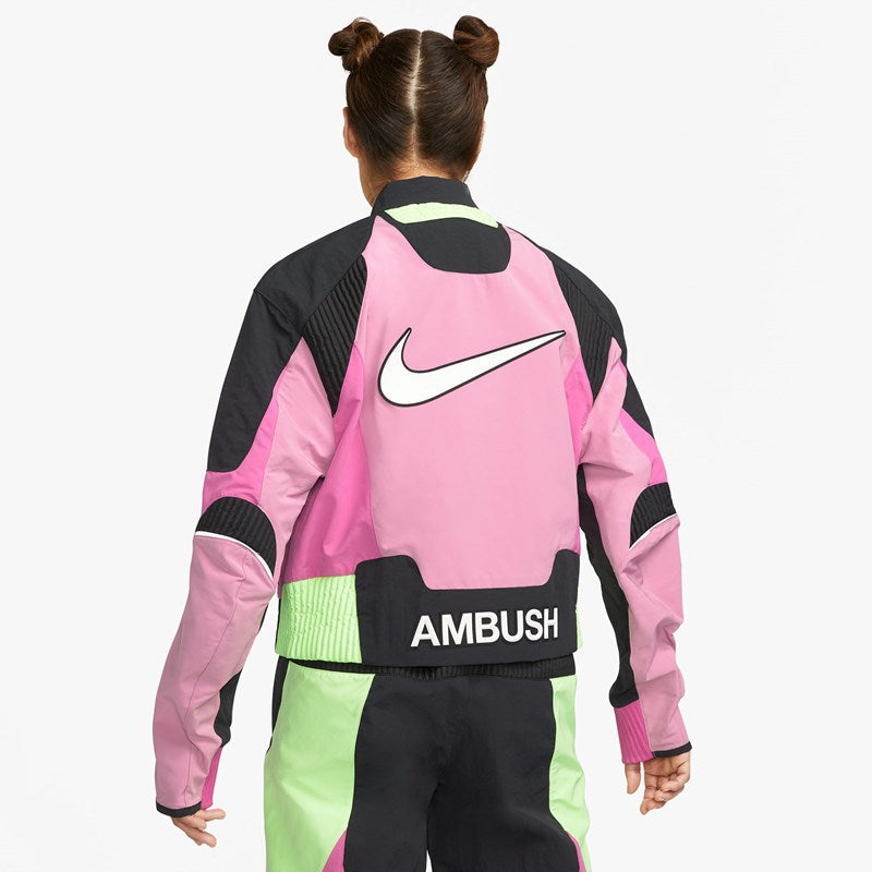 Nike x Ambush Moto Jacket Magic Flamingo/Black