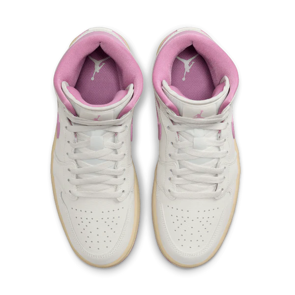 Women Air Jordan 1 Mid "Sail/Pink/Coconut Milk"