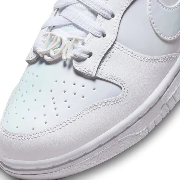 Nike Dunk Low SE Just Do It White Iridescent