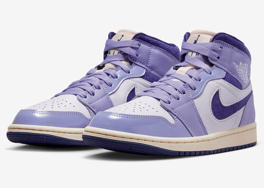 Wmns Air Jordan 1 Mid Se Sky J Lt Purple/Sky J Purple