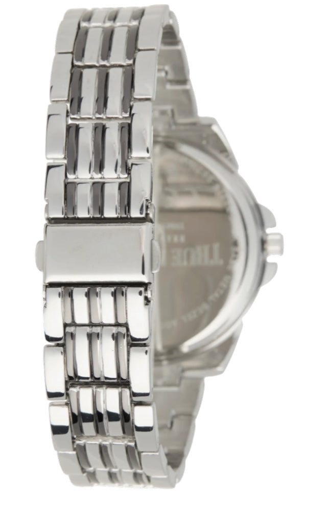 True Religion Watch & Bracelet Set – Silver 44.5mm