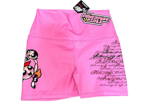 Civil Regime x The Powerpuff Girls – Pink Biker Shorts