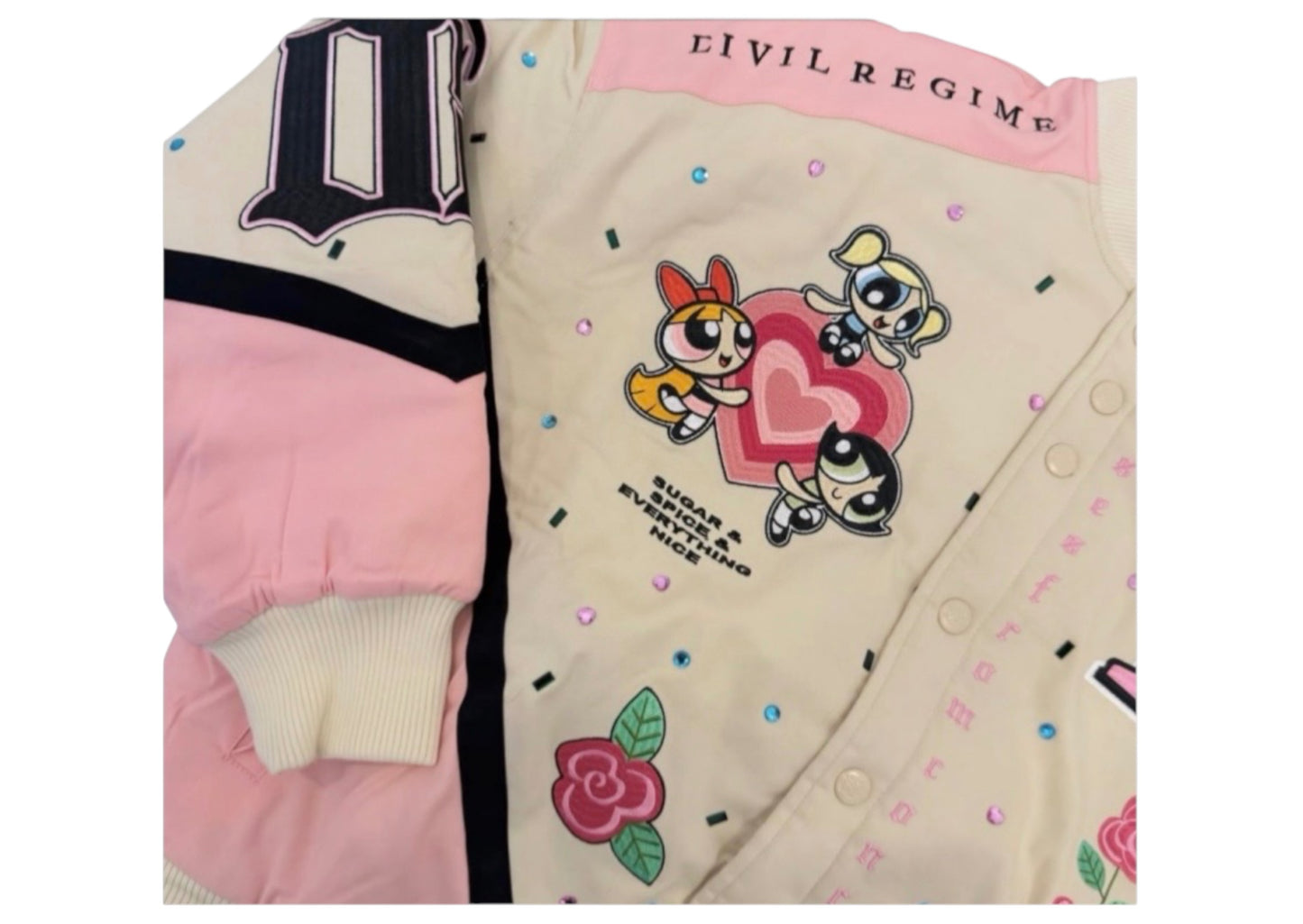 Civil Regime x The Powerpuff Girls – Varsity Jacket