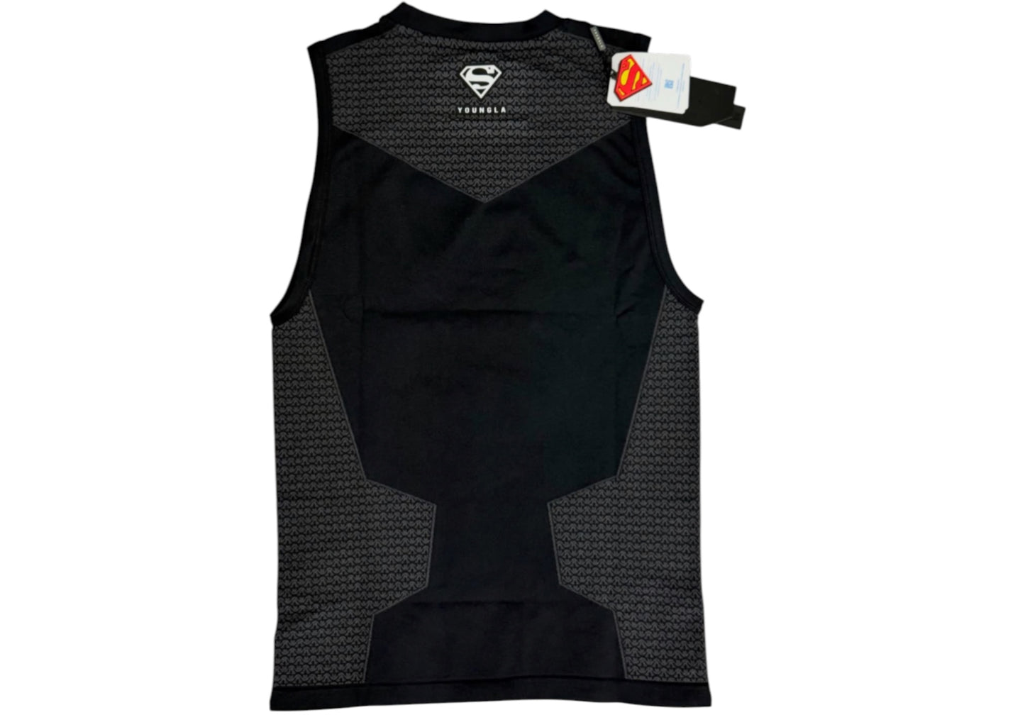 YoungLA x Superman – Compression Sleeveless Tee black