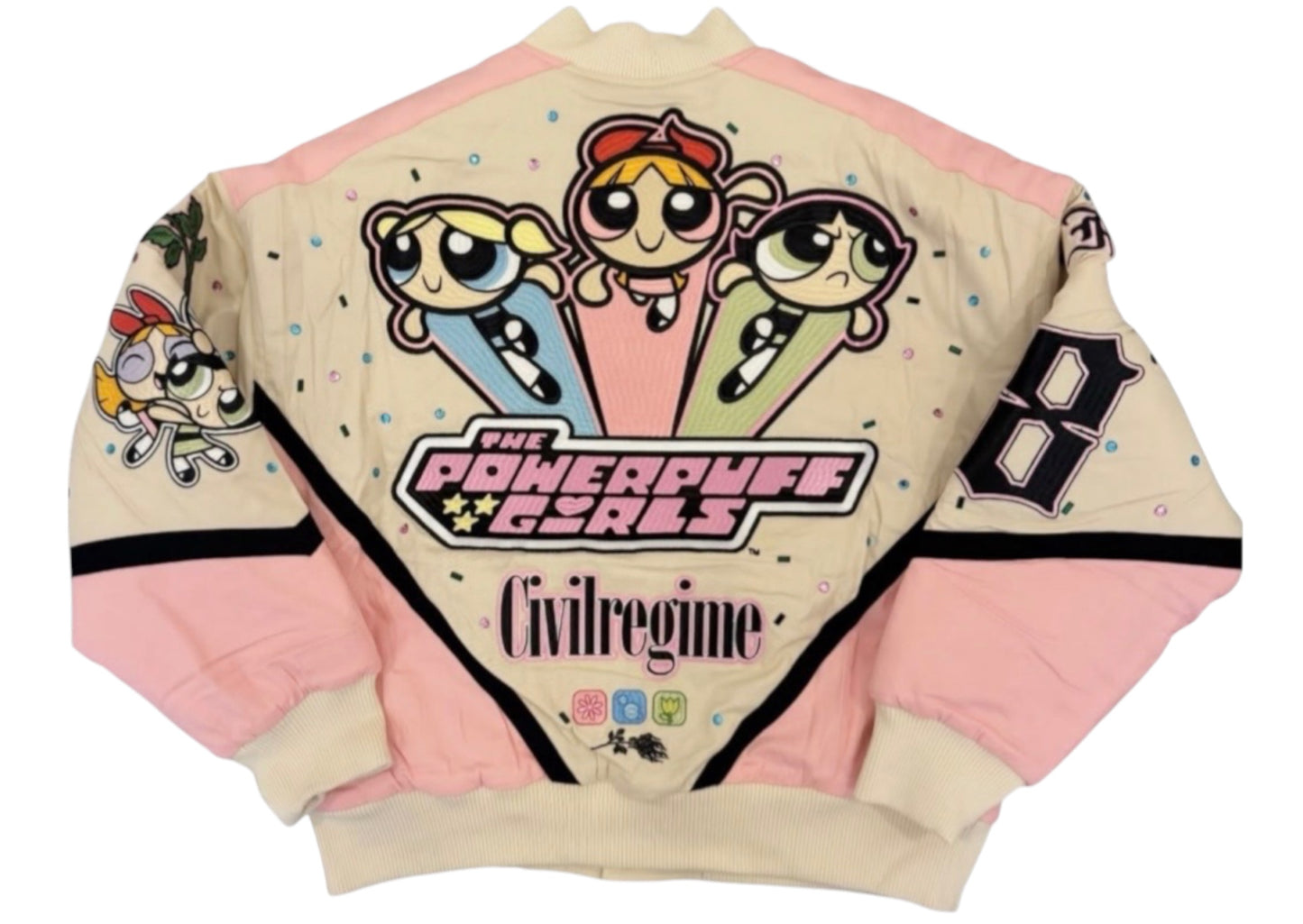Civil Regime x The Powerpuff Girls – Varsity Jacket