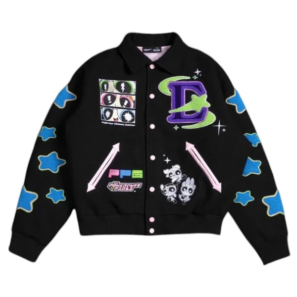 Civil Regime x The Powerpuff Girls – Varsity Jacket
