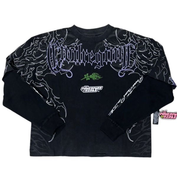 Civil Regime x The Powerpuff Girls – Mojo Jojo Long Sleeve Tee