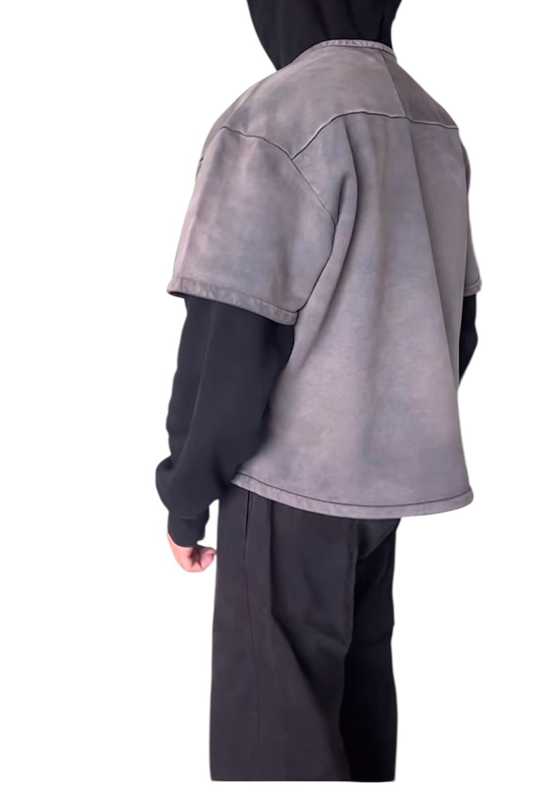 Yeezy x Gap Fleece Yoke Tee – Grey UNRELEASED