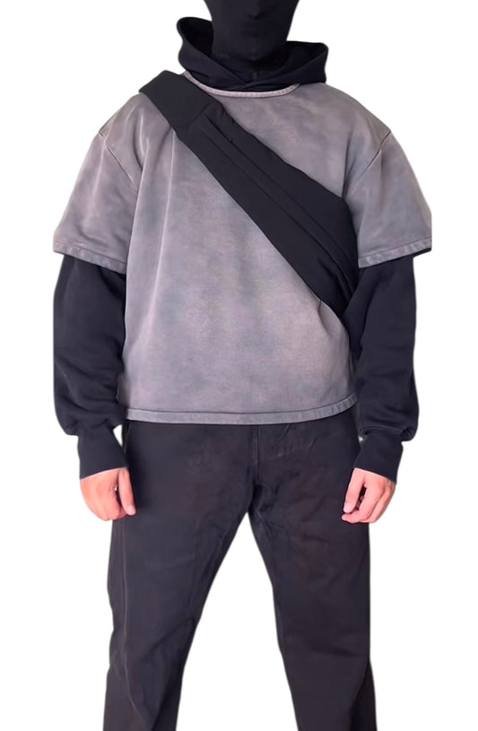 Yeezy x Gap Fleece Yoke Tee – Grey UNRELEASED