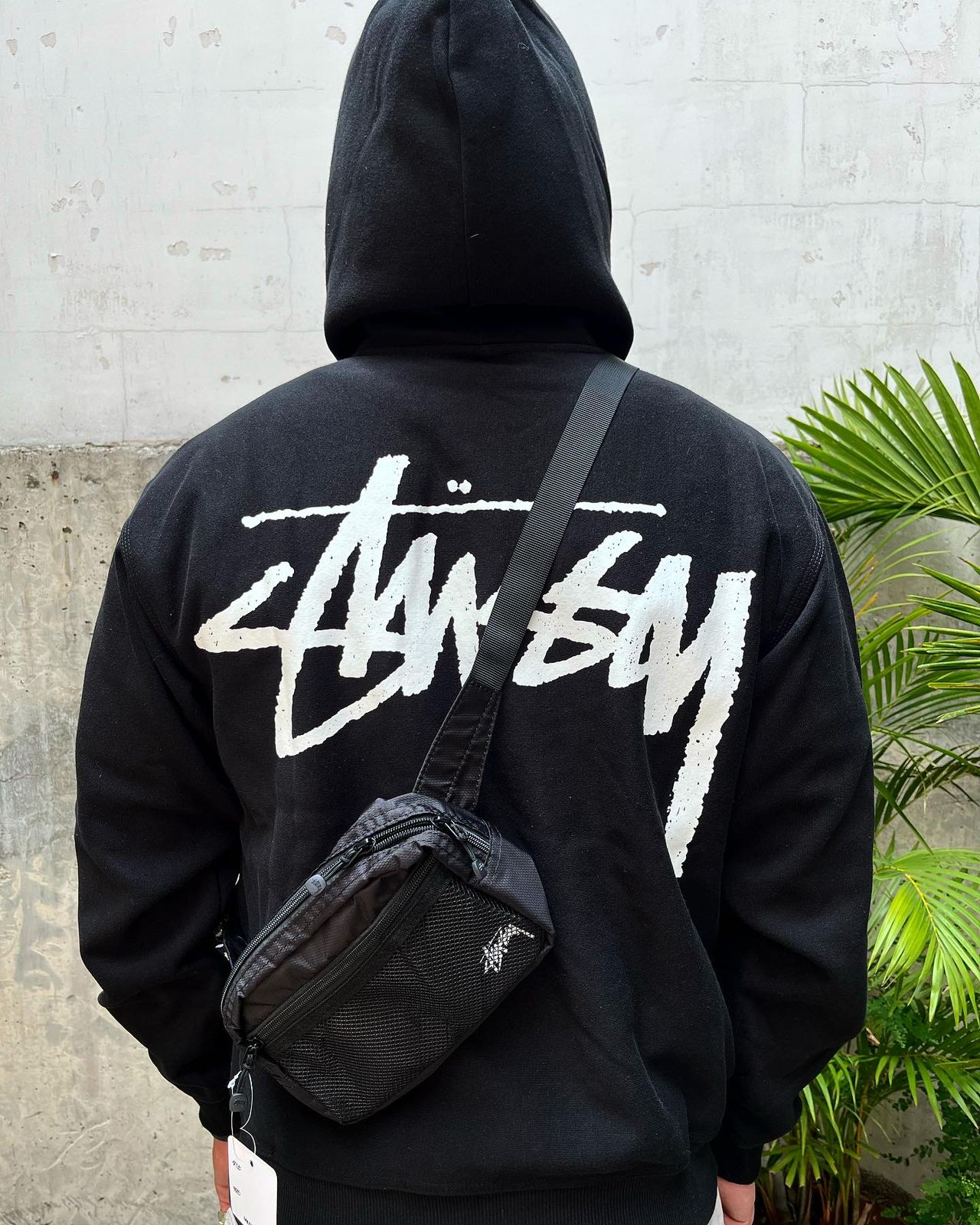 Stussy Lightweight Waist Bag Black