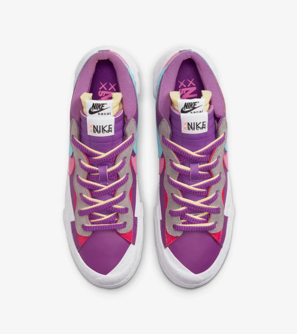 Nike X Sacai X Kaws Blazer Purple Dusk