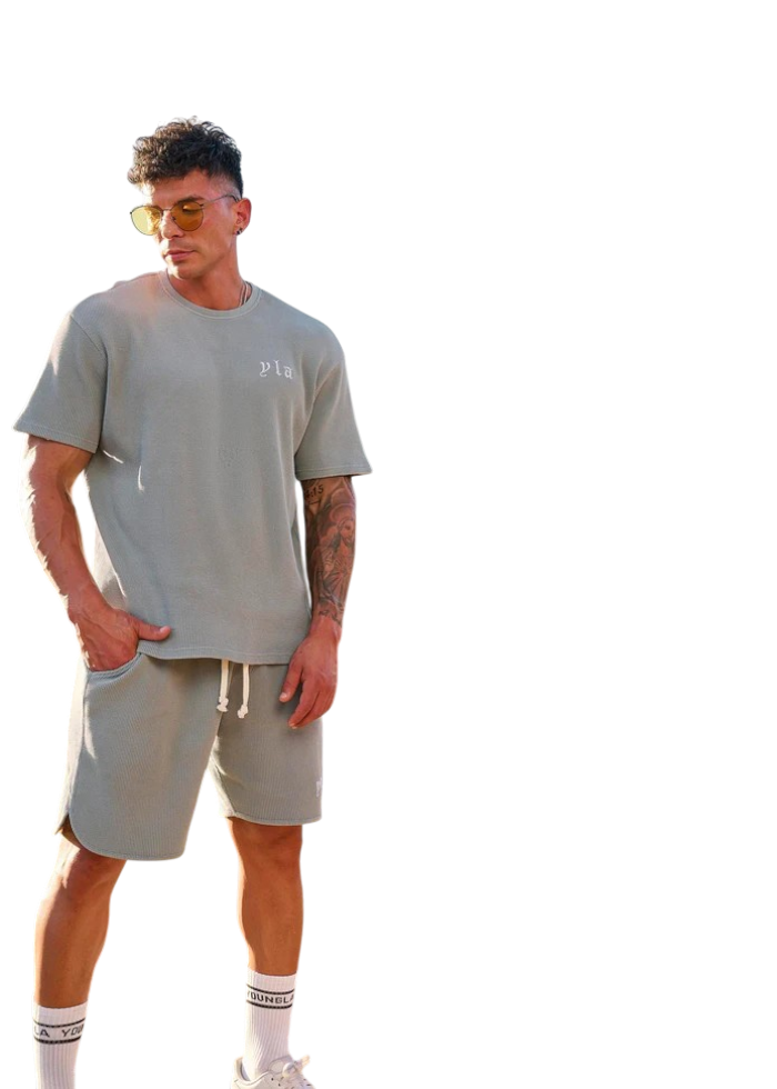 SUMMER WAFFLE TEE